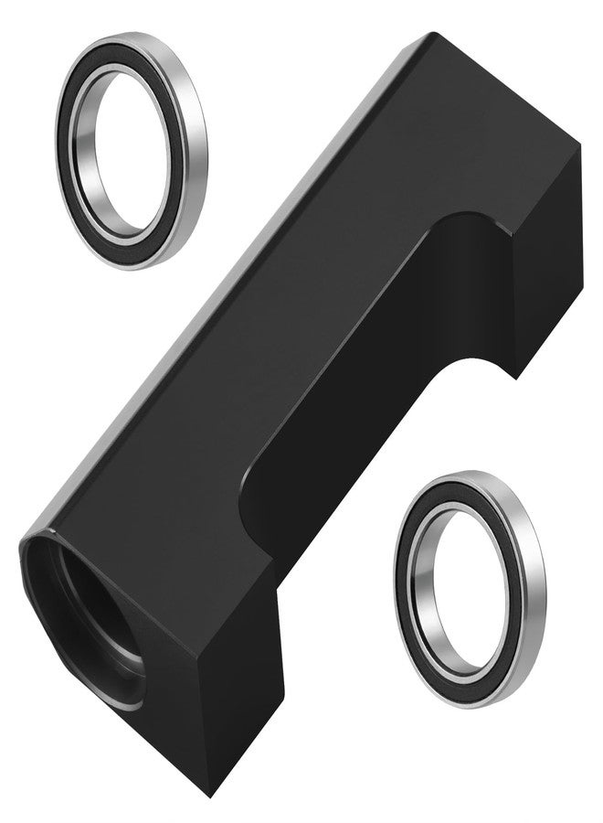 RCHUBAM RC Drive Shaft Support with 2 Bearings 1Pcs Aluminum XMAXX Driveshafts Basher Block for 1/5 TRX X-Maxx 6S 8S RC Trucks Car Upgrade Accessories (Black) - Image 4